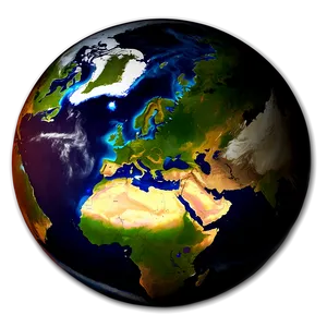 Earth At Night Png 06112024 PNG image