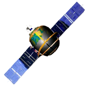 Earth Orbit Satellite PNG 05252024