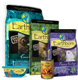 Earthborn Holistic Dog Food Products PNG image