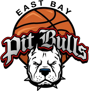 East Bay Pit Bulls Basketball Logo PNG image