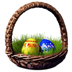 Easter Basket Full PNG 7