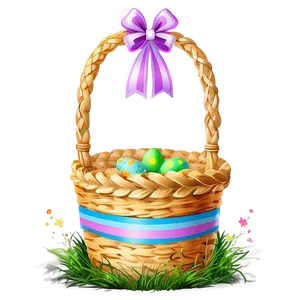 Easter Basket Grass PNG 05212024 PNG