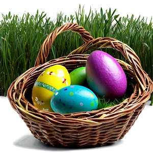 Easter Basket Grass PNG 05212024 PNG