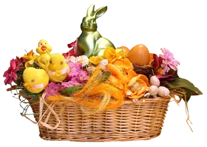 Easter Basketwith Decorationsand Toys