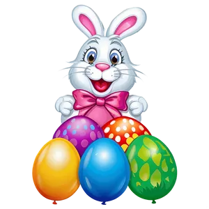 Easter Bunny Balloon Png 05232024 PNG image