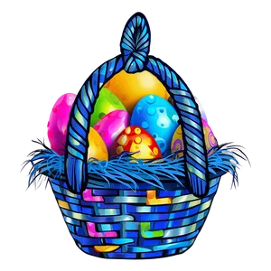 Easter Bunny Basket Clipart PNG Ncu PNG