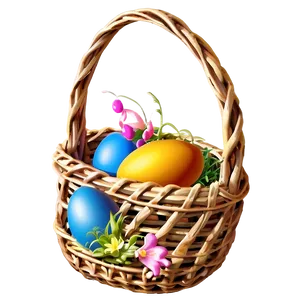 Easter Bunny Basket Png Rta PNG image