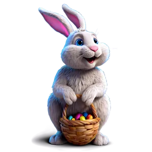 Easter Bunny Cartoon PNG Fbv