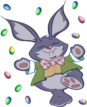Easter Bunny Celebration PNG