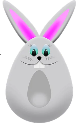 Easter Bunny Egg Graphic PNG image