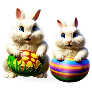 Easter Bunny Family Png Pkc PNG image