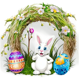 Easter Bunny Hide And Seek Png 05232024 PNG image