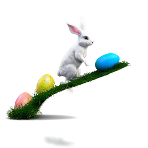 Easter Bunny Hopping PNG 16 PNG