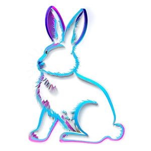 Easter Bunny Silhouette PNG 05212024