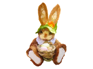 Easter Bunnywith Eggs PNG image
