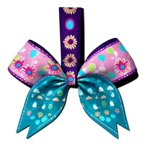 Easter Cheer Bow PNG 06212024