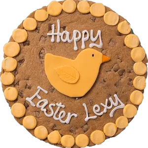 Easter Cookie Cake Personalized Decoration PNG image