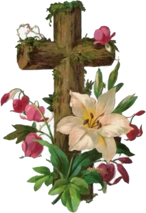 Easter Cross Floral Arrangement