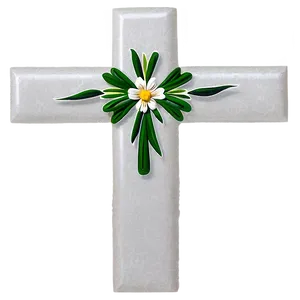 Easter Cross Religious PNG 05212024