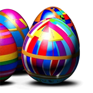 Easter Egg Art PNG 1