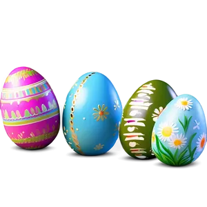 Easter Egg Art PNG Ckb45