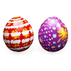 Easter Egg Border PNG 05252024