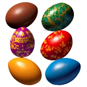 Easter Egg Collection Png Mmy PNG image