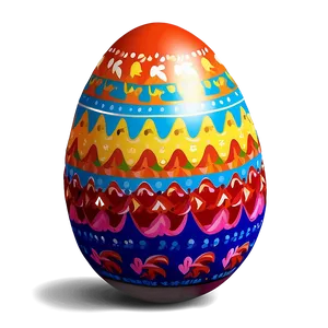 Easter Egg Design PNG Bdm