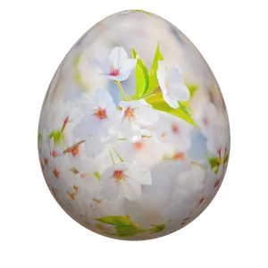 Easter Egg Floral Design.png PNG image
