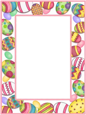 Easter Egg Frame Template