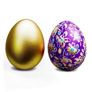Easter Egg Gold PNG 82 PNG