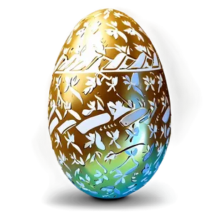 Easter Egg Gold PNG Sel