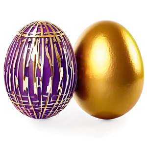 Easter Egg Golden Png 97 PNG image