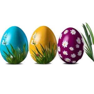 Easter Egg Grass PNG Meh
