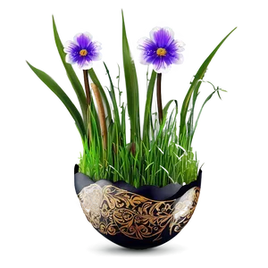 Easter Egg Grass PNG Tjq9 PNG