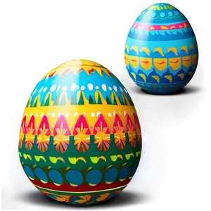 Easter Egg Illustration Png 05252024 PNG image
