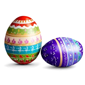 Easter Egg Illustration PNG 2