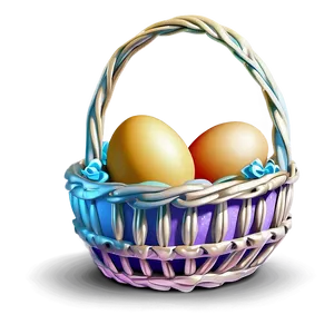 Easter Egg In Basket PNG 05252024 PNG