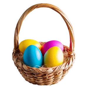 Easter Egg In Basket PNG 05252024 PNG