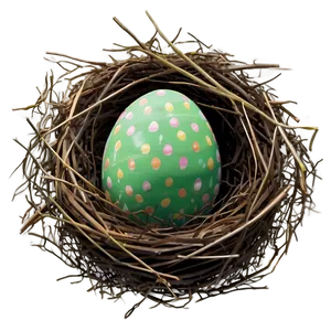 Easter Egg Nest PNG Cjb62