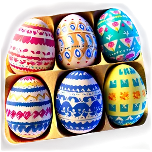 Easter Egg Pattern PNG 05212024