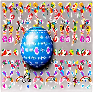 Easter Egg Pattern Png 05232024 PNG image
