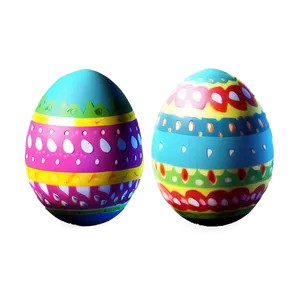 Easter Egg Pattern PNG Pqb