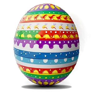 Easter Egg Rainbow PNG Tdi