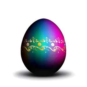 Easter Egg Silhouette PNG Tkl33