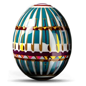 Easter Egg Striped PNG 55 PNG