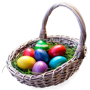 Easter Eggs Basket Png 55 PNG image