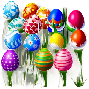Easter Eggs PNG 05242024