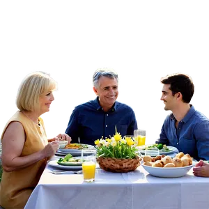 Easter Family Dinner Png Ipc PNG image