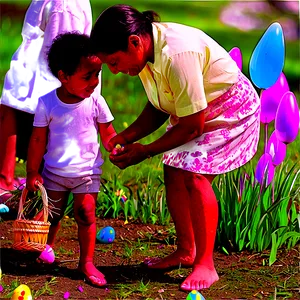 Easter Family Gathering PNG 55 PNG
